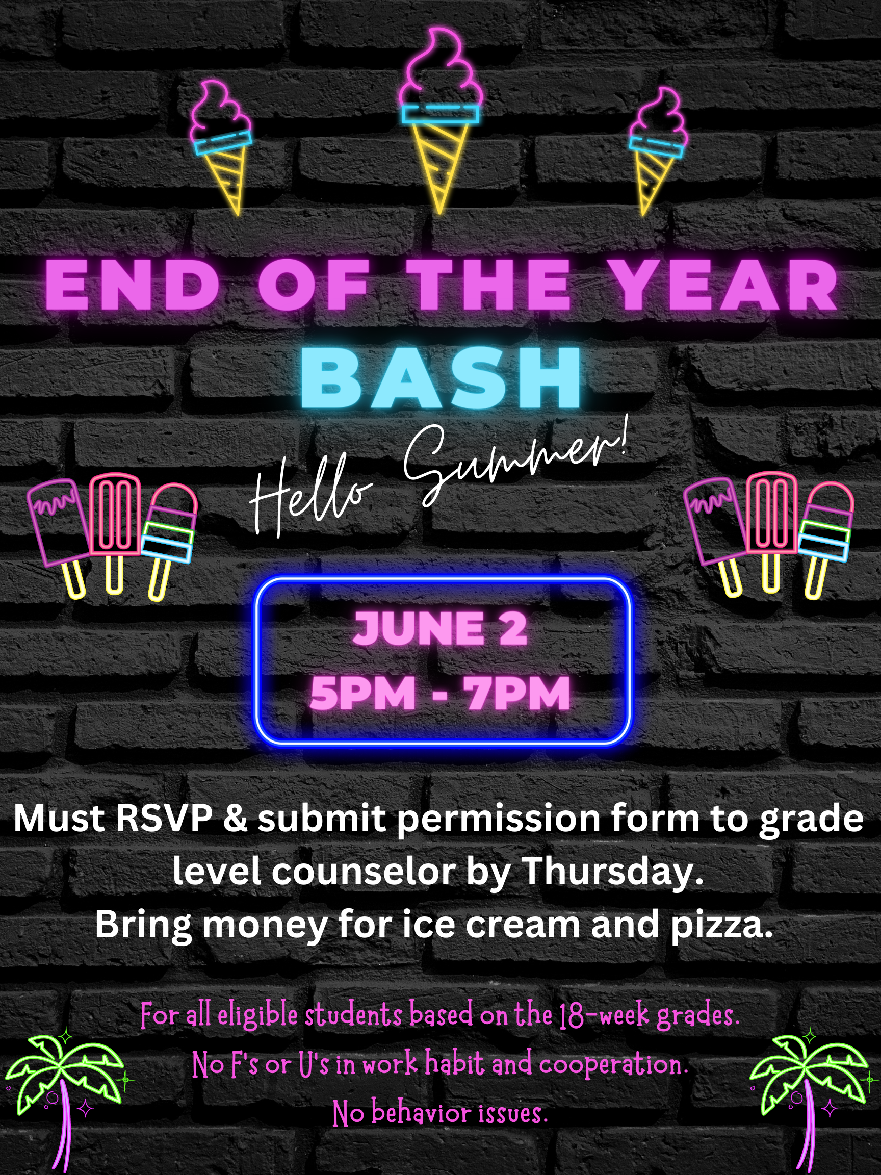 End of the Year Bash